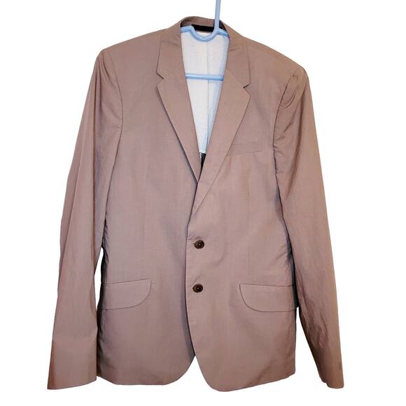 Paul Smith mens tan cotton two button Gents jacket blazer size 40/50 - Picture 1 of 8